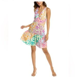 Floral Multicolor Sleeveless Dress